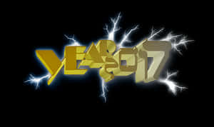 Year2017 Electric Effect PNG image with transparent background