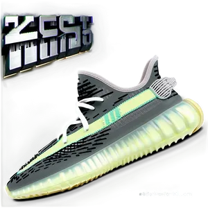 Yeezy Mist Reflective Sneakers Png 06252024 PNG Image