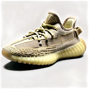 Yeezy Natural Light Shoes Png Rmc PNG Image