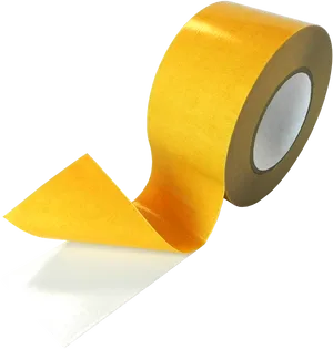 Yellow Adhesive Tape Roll PNG Image