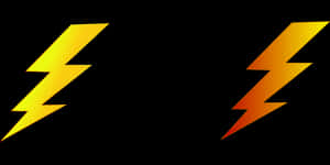 Yellow_and_ Orange_ Lightning_ Bolts PNG with transparent background