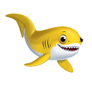 Yellow Baby Shark For Invitation Card Png Fea69 PNG Image