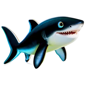 Yellow Baby Shark For Kids Png Ink PNG Image