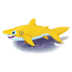 Yellow Baby Shark Swimming Png 78 PNG Image