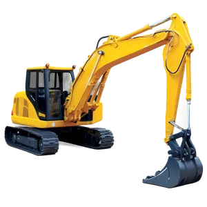 Yellow Backhoe Construction Png 06272024 PNG Image