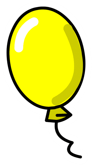 Balloon Png Clipart - Yellow Balloon Png Clipart, Transparent PNG with transparent background