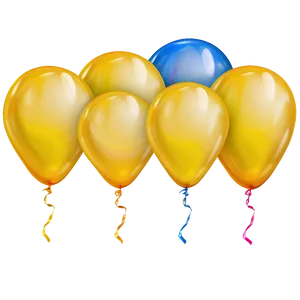 Yellow Balloon Clipart Png Dol PNG Image