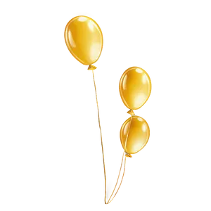 Yellow Balloon Png 67 PNG Image