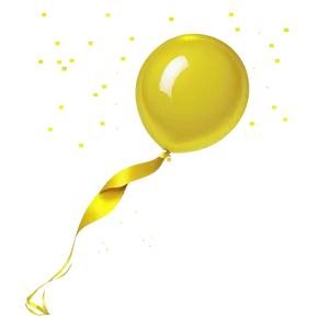 Yellow Balloon Png Ggm PNG Image