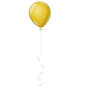 Yellow Balloon Png Ney PNG Image