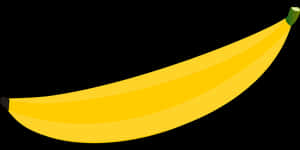 Yellow Banana Vector Art PNG image with transparent background