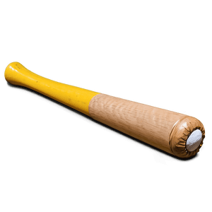 Yellow Baseball Bat PNG mfg16 PNG