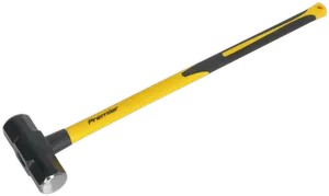 Yellow Black Handled Hammer PNG Image