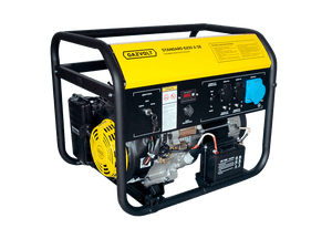 Yellow Black Portable Generator PNG image with transparent background