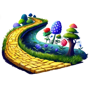 Yellow Brick Road Clipart Png Cem63 PNG Image