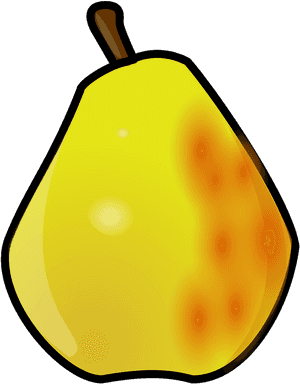 Pear Clipart Pair Pear - Pear Clip Art No Background, HD Png Download PNG with transparent background