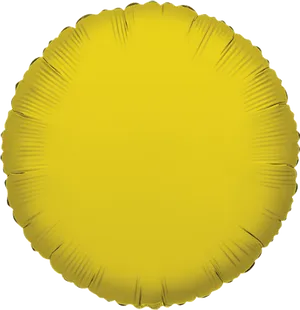 Yellow Circular Balloon Texture PNG Image