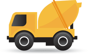 Cartoon Cement Concrete Mixer - Cement Mixer Clip Art, HD Png Download PNG image with transparent background