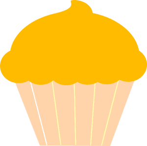 Cupcake Clip Art - Yellow Clipart Cupcakes Transparent Background, HD Png Download PNG image with transparent background
