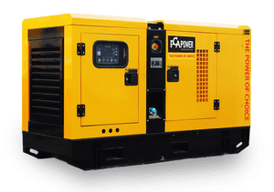 Yellow Diesel Generator Industrial Power PNG