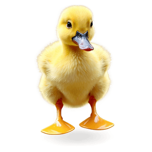 Yellow Duckling Cartoon PNG fhi32 PNG