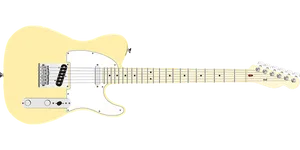 Yellow Electric Guitar PNG Image