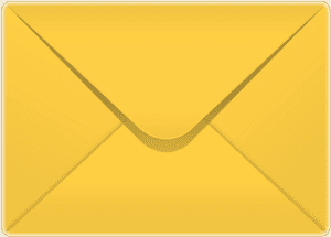 Yellow Envelope Icon PNG