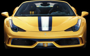 Yellow Ferrari Front View Car Png Image Pngpix - Car Front View Png, Transparent Png PNG image with transparent background