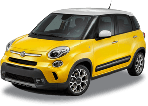 Transparent Clipart Image Fiat 1 Png Sport Model Car - 2014 Yellow Fiat 500l, Png Download PNG with transparent background