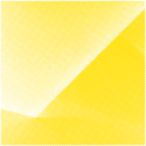 Yellow Halftone Gradient Texture PNG Image