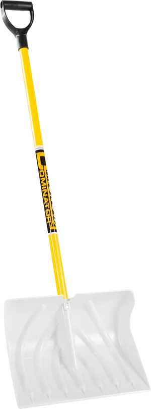 Yellow Handled Snow Shovel PNG Image