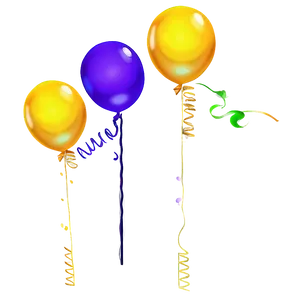 Yellow Helium Balloon Png Vgd35 PNG Image