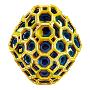 Yellow Honeycomb Structure Png Gnx43 PNG Image