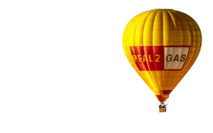 Yellow Hot Air Balloon Sky PNG Image