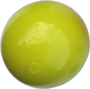 Yellow Jade Discwith Bubble PNG Image