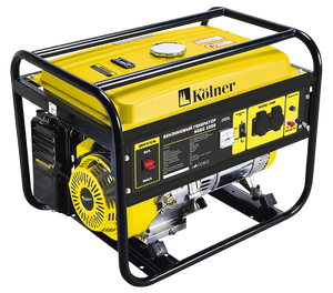 Yellow Kolner Generator K G E6500 PNG image with transparent background