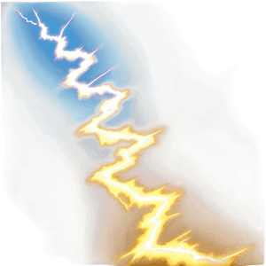 Yellow Lightning Bolt PNG ahc25 PNG