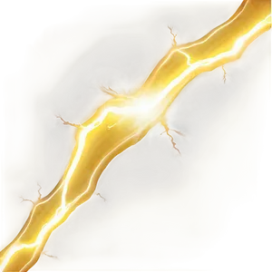 Yellow Lightning D PNG Image