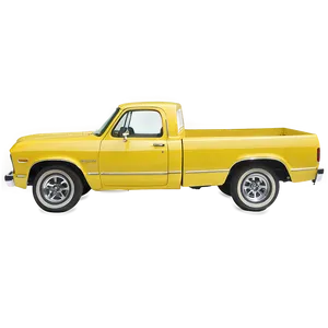 Yellow Pickup Truck Png 68 PNG Image