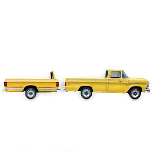 Yellow Pickup Truck Png Mvt48 PNG Image