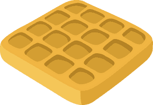 Wafer,material,yellow - Waffle Clipart, HD Png Download PNG with transparent background