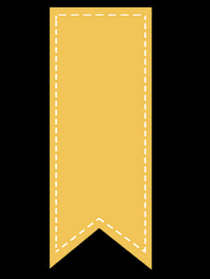 Yellow Ribbon Icon PNG with transparent background