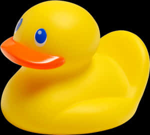 Yellow Rubber Duck Toy PNG image with transparent background