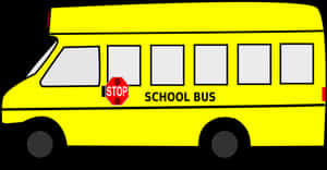 Yellow School Bus Vector Graphics - School Bus Clip Art, HD Png Download PNG