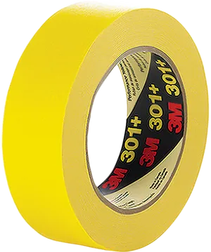 Yellow Scotch Tape Roll PNG Image