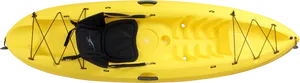 Yellow Sit On Top Kayak PNG Image