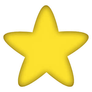 Yellow Star Graphic PNG with transparent background