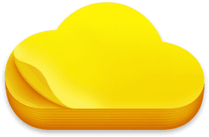 Yellow Sticky Notes Icon PNG image with transparent background