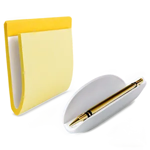 Yellow Sticky Paper Note Png Khs35 PNG Image