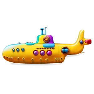 Yellow Submarine A PNG Image